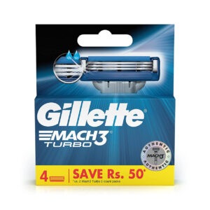 Gillette Replaceable shaving cartridges Gillette Mach3 Turbo, men’s, 4 pcs