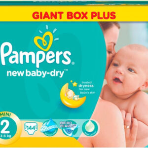 Pampers New Baby-Dry Mini size 2 (3-6 kg), 144 pcs