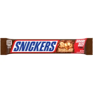 Snickers Milk Chocolate Candy Bars, Share Size - 3.29 oz